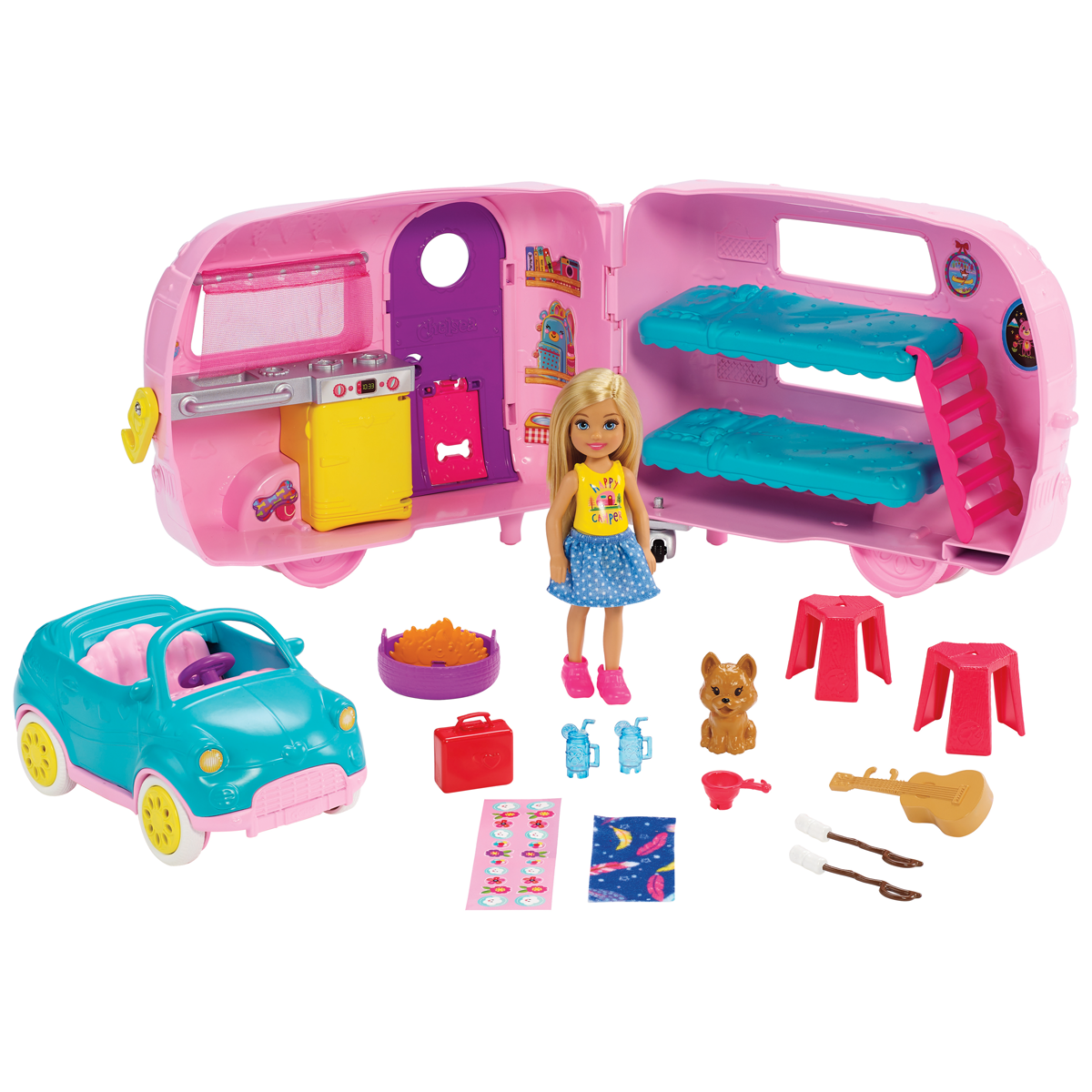 Barbie Club Chelsea Camper Playset & Accessories | Early Learning Centre