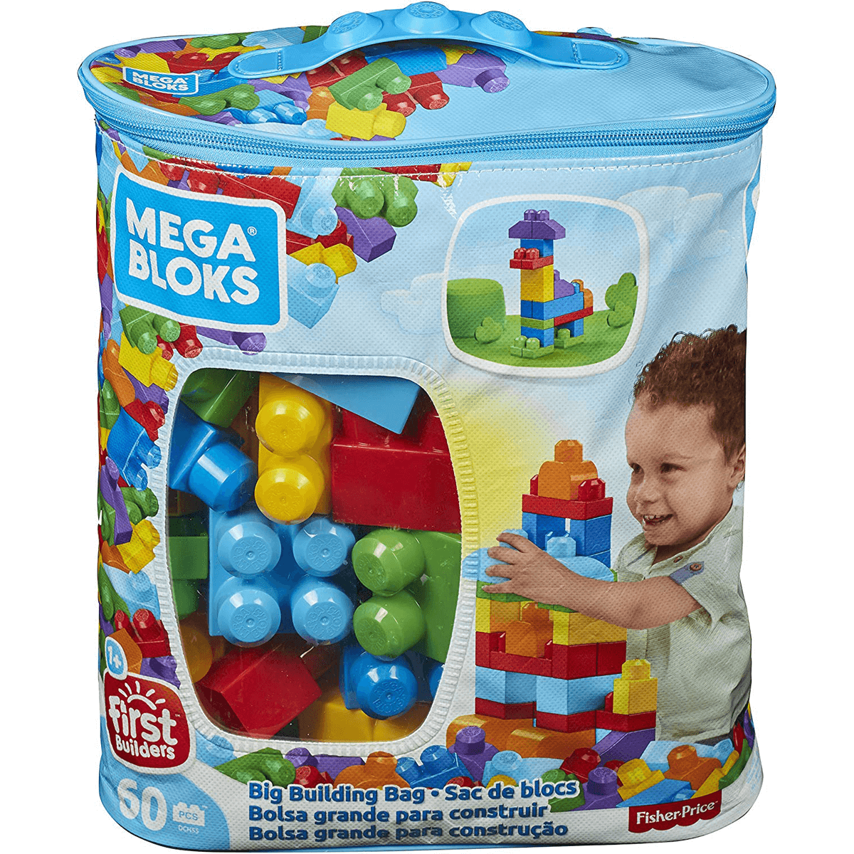 Mega Bloks First Builders Big Building Bag - 60 Pieces | Early Learning  Centre