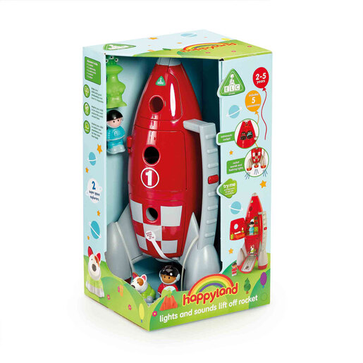 Happyland Lights And Sounds Lift Off Rocket | Early Learning Centre
