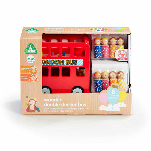 Early Learning Centre Wooden Double Decker Bus | Early Learning Centre