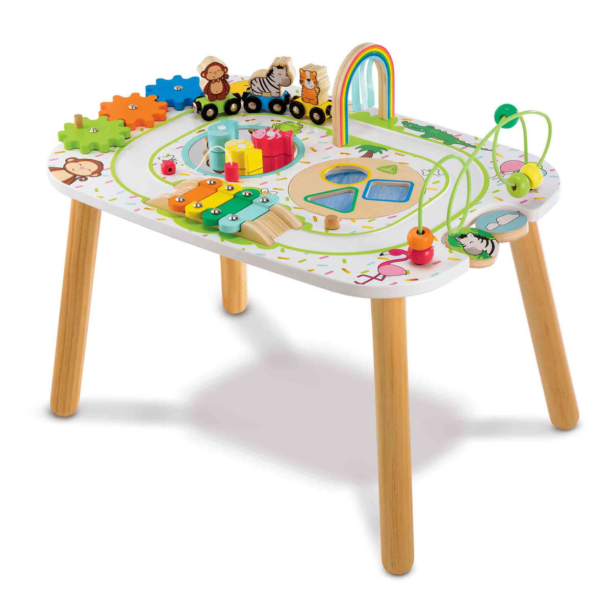 Early Learning Centre Wooden Activity Train Table | Early Learning Centre