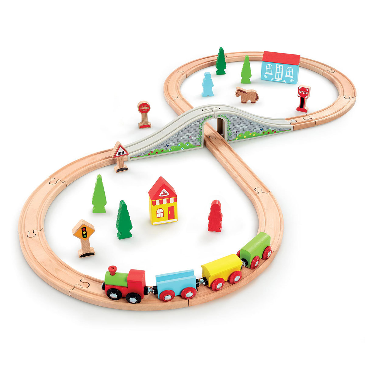 Early Learning Centre Wooden Little Town Train Set | Early Learning Centre