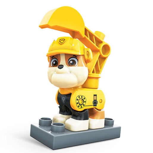 Mega Bloks Paw Patrol: The Movie - Paw Patrol Rubble Figure | Early  Learning Centre