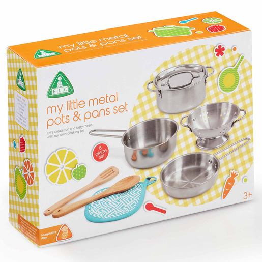 Early Learning Centre Metal Pots And Pans Set | Early Learning Centre