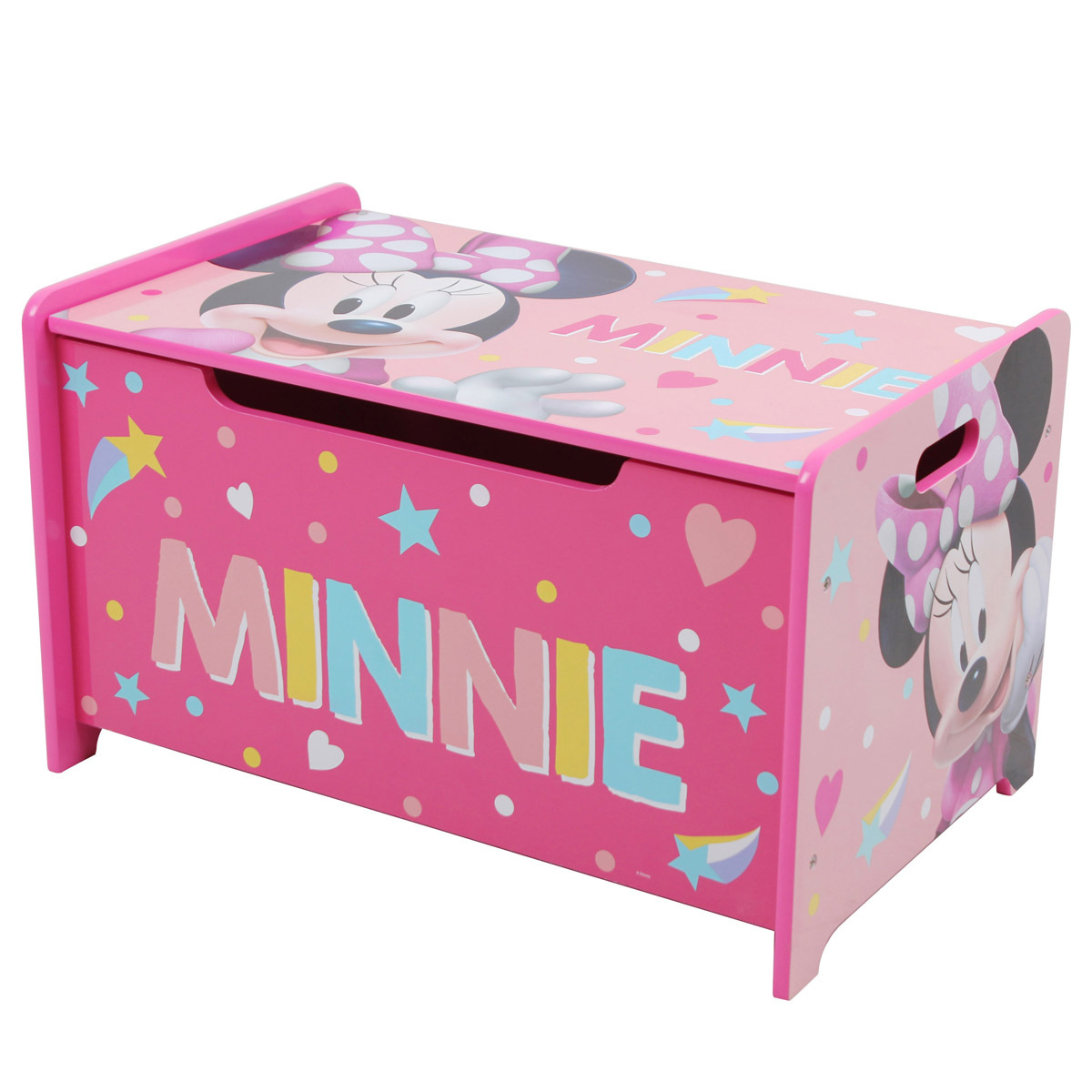 Minnie Mouse Deluxe Wooden Toy Box and Bench | Early Learning Centre