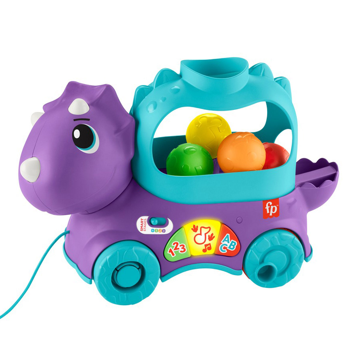 Fisher-Price Poppin' Interactive Triceratops Dinosaur | Early Learning  Centre
