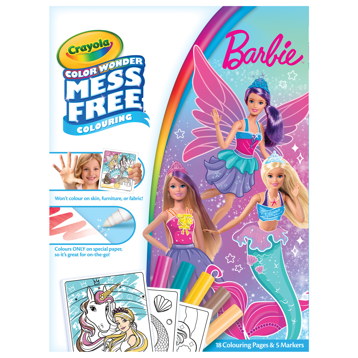 Crayola Color Wonder Coloring Pages & Markers- Princesses - Crafts